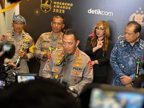Kapolri Tegaskan Komitmen Reformasi dan Pelayanan Terbaik dalam Hoegeng Awards 2025
