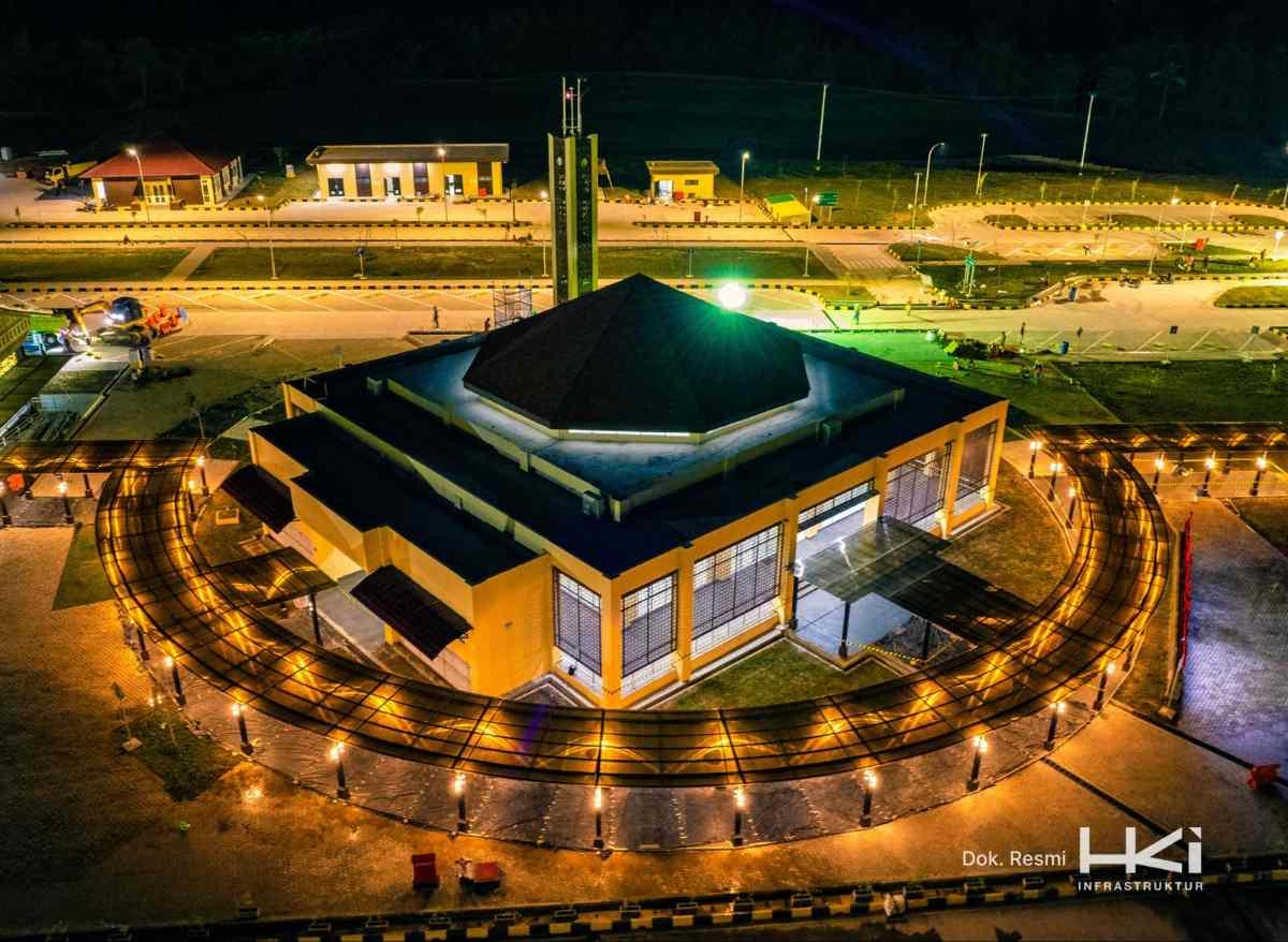 Buktikan Komitmen, HKI Tuntaskan Rest Area Tol Padang - Sicincin Bernuansa Budaya Minang