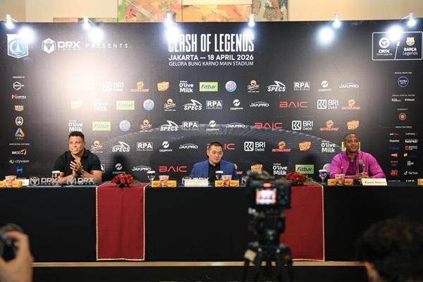 Clash of Legends Ingatkan Patrick Kluivert dan Ronaldo Nazario Kenangan di GBK