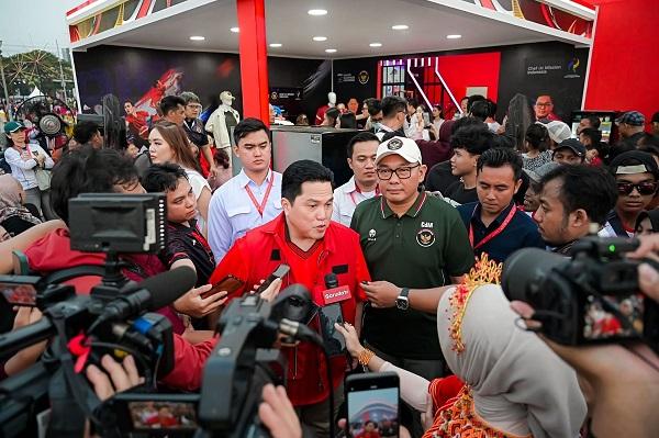 Menpora Erick Bicara Tentang Perjuangan Atlet, CdM Todotua Pastikan Pelayanan Maksimal