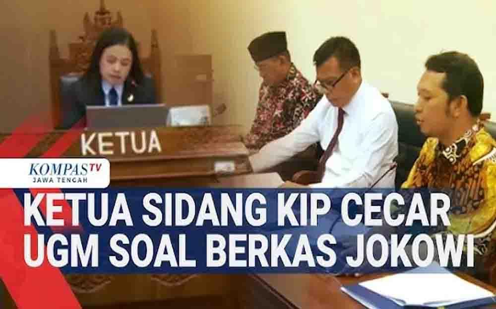 Sidang KIP Tersendat Jawaban Minim dari UGM soal Prosedur Ijazah Jokowi