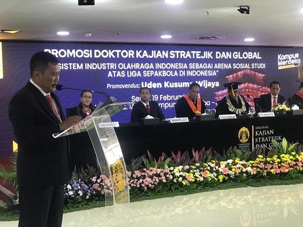 Uden Kusuma Wijaya: Konsep Bisnis Liga Sepakbola Indonesia Masih Andalkan Figur