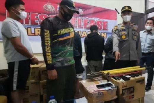 Beraksi di Sejumlah Daerah, Komplotan Rampok asal Solok Selatan Ditangkap Polisi di Pariaman