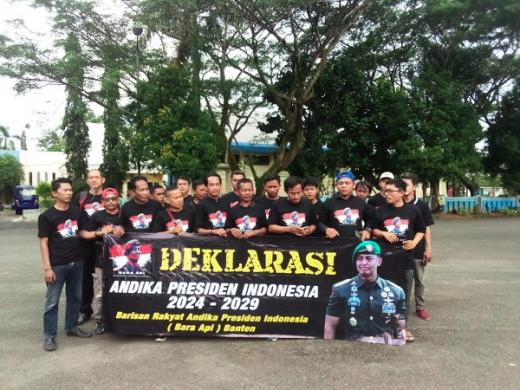 Bara API Deklarasikan Andika Calon Presiden 2024-2029