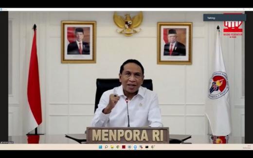 Resmi Buka Sirkuit Nasional Wushu Taolu 2022, Menpora Amali Puji Tata Kelola Organisasi PB Wushu Indonesia
