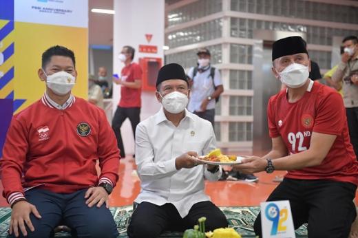 Menpora Amali Hadiri Acara Syukuran HUT PSSI ke-92
