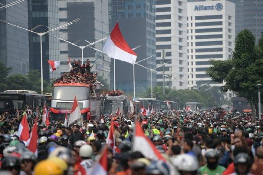 Kirab Juara Kontingen SEA Games 2023 Kamboja Dapat Sambutan Luar Biasa dari Masyarakat