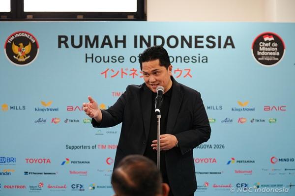 Pusat Dukungan Atlet dan Diplomasi, Menpora Erick Resmi Buka Rumah Indonesia