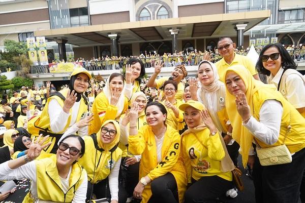 Partai Golkar Bikin Heboh di Bandung dengan Gelar Senam Geuilis Gemoy