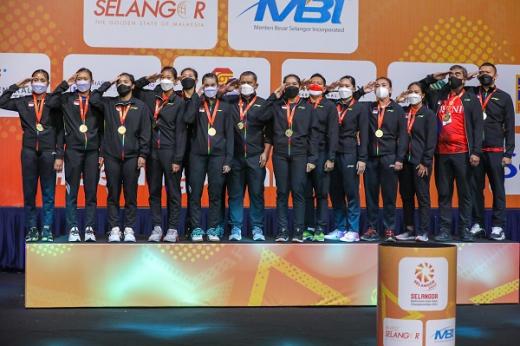 Tim Putri Garuda Muda Terbang Tinggi