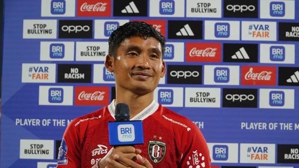 Kadek Agung Ungkap Kunci Kemenangan Bali United