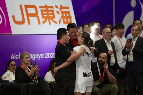 Capaian Istimewa Teqball Raih 1 Perak dan 1 Perunggu, Menpora Erick Apresiasi Perjuangan Sumaya