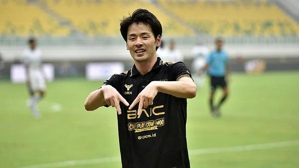 Taisei Marukawa Bahagia Dewa United Amankan Tiga Poin di Kandang