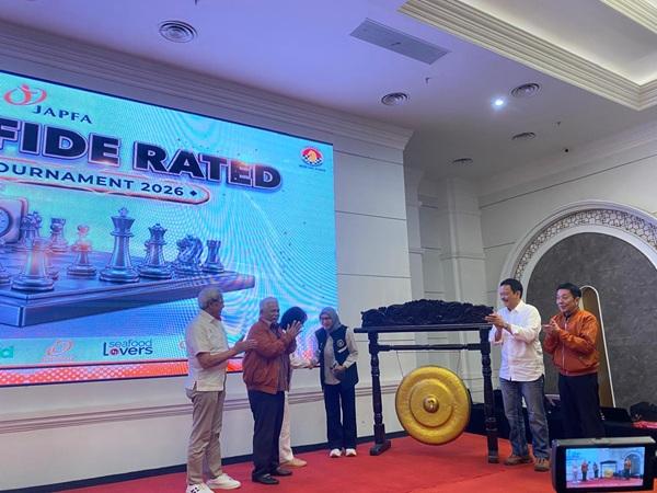 Sebanyak 350 Pecatur dari Delapan Negara Bersaing di JAPFA Rate Chess Turnament 2026