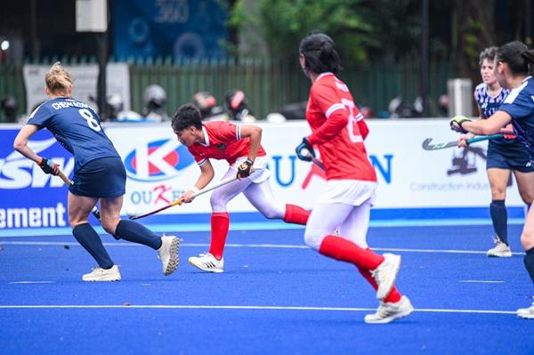 Tampil Agresif, Timnas Hockey Field Putri Kalahkan Kazakhstan