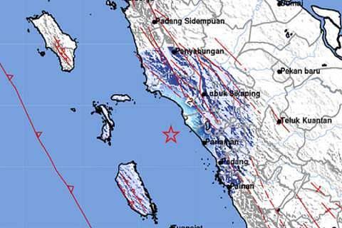 Gempa Bermagnitudo 4,7 Getarkan Lubukbasung Agam