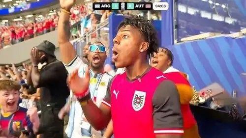 Gol Ke-18 Sang Kapten Bawa Argentina Lolos 32 Besar, IShowSpeed Langsung Pulang