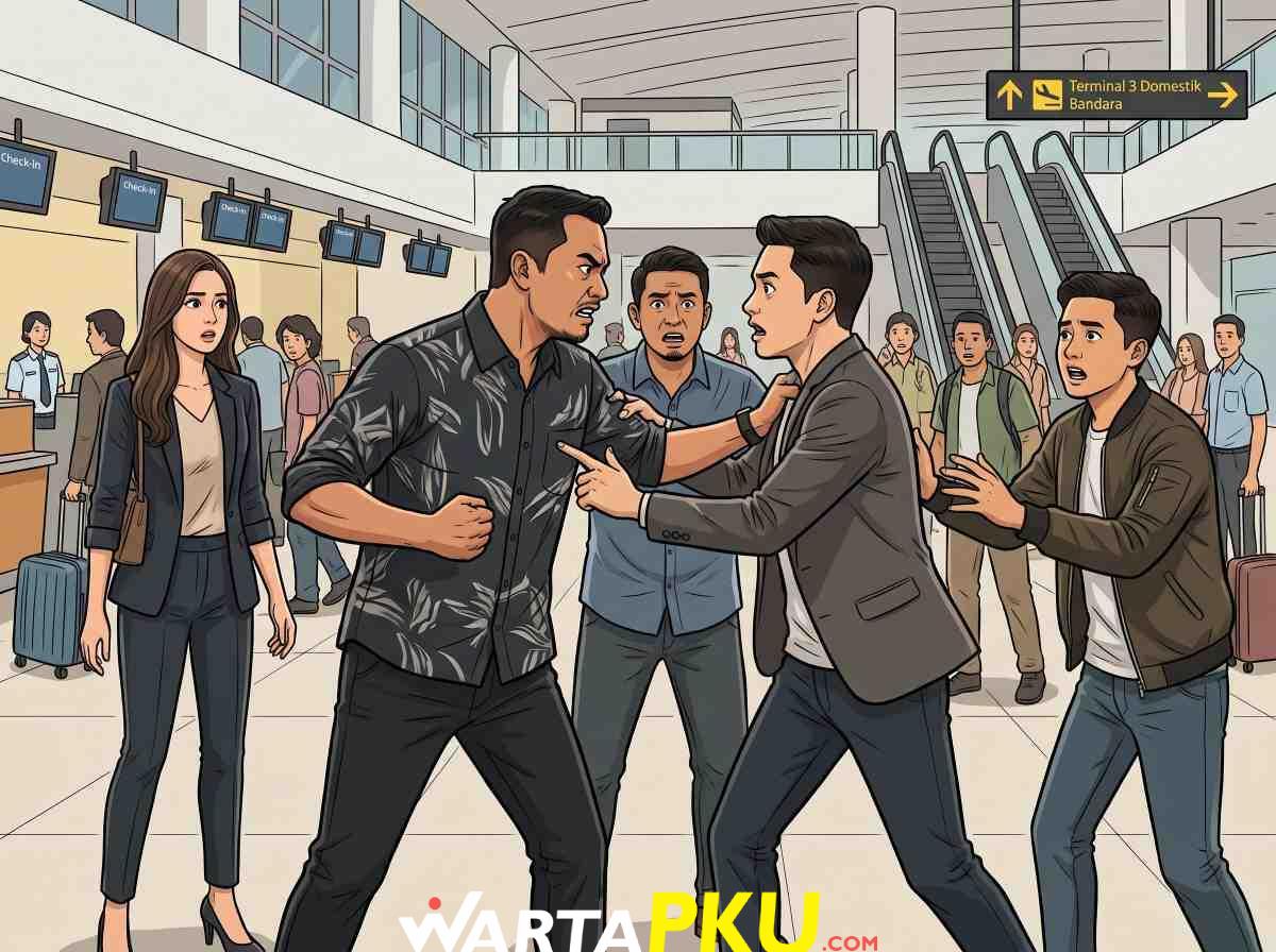 Cekcok Berujung Fisik di Bandara Soetta, Anggota DPRD Pekanbaru Polisikan Rekan Sejawat