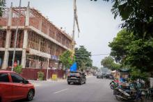 Kabel Semrawut Sepanjang Enam Kilometer Ditertibkan, Langit Jalan Ronggowarsito Pekanbaru Kembali Bersih