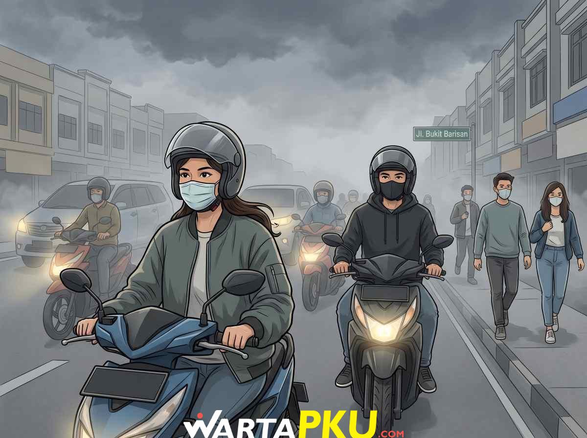 BMKG Deteksi Hujan Lebat di Riau, Warga Pekanbaru Diminta Tetap Waspadai Kepungan Asap
