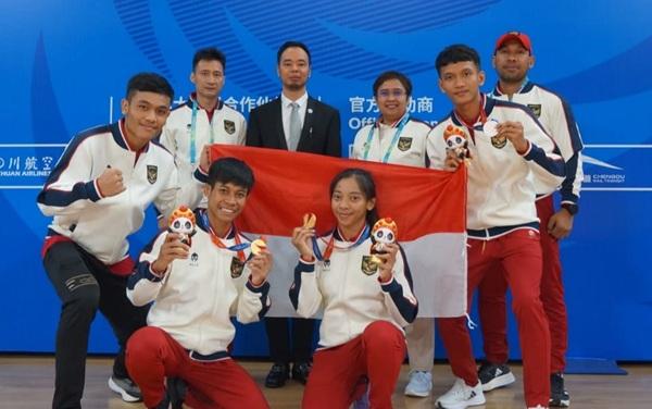 WartaPKU.com Timnas Wushu Indonesia yang me