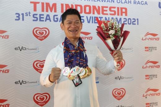 Kesuksesan Kontingen Indonesia Tak Lepas dari Dukungan Menpora Amali Kata Okto