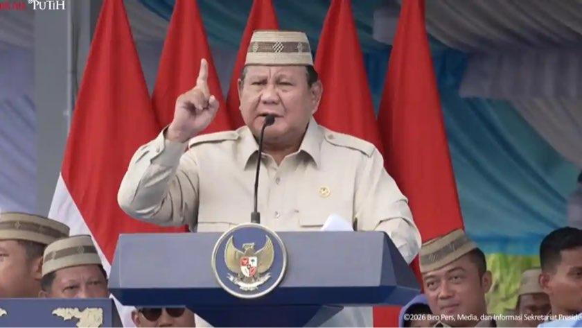 Hati-hati Lho, Peringatan Tegas Prabowo Tanggapi Isu Massa Jalanan