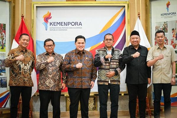 Tiga Gubernur Sepakat Penyelenggaraan PON 2028 Efisiesn dan Orientasi Prestasi