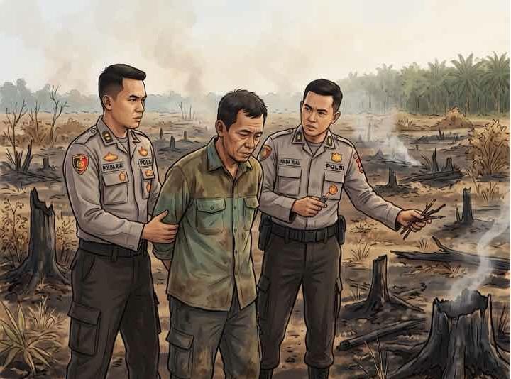 Kasus Karhutla Riau Capai 32 Perkara, Polda Riau Usut Keterkaitan Korporasi