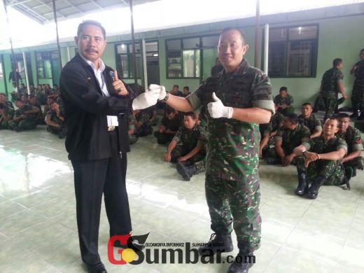 Secara Mendadak, Anggota Kodim 0304 Agam Jalani Tes Urine Bersama BNNK Payakumbuh