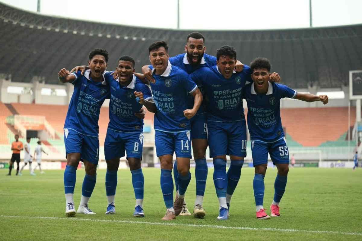 Laga PSPS Pekanbaru vs Persikad, Drama VAR Menit Akhir Paksa Hasil Imbang