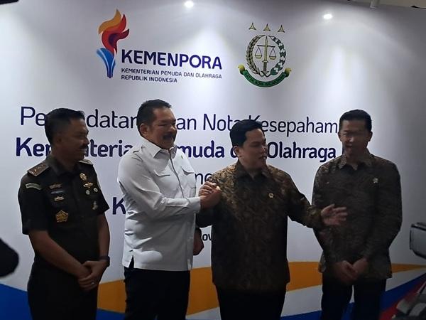 Kelola Anggaran Skala Besar, Kemenpora MoU dengan Kejaksaan Agung