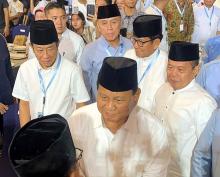 Dihadiri Iwan Bule, Prabowo Subianto Bahas Ini pada Acara Silaturahmi dan Buka Puasa Bersama TKN