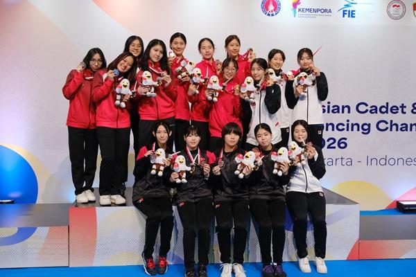 Raih 3 Emas Beregu, China Dipastikan Juara Umum Kategori Junior