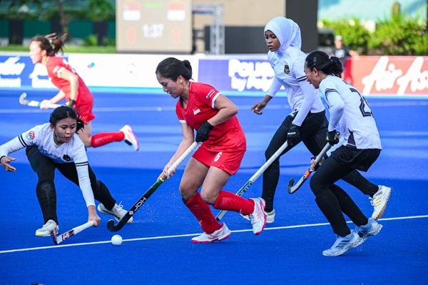 Juara Pool B dengan Poin Sempurna, Timnas Hockey Field Putri Hadapi Chinese Taipei
