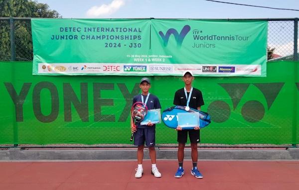 Rafalentino Raih Gelar Tunggal Putra Detec International Junior Championship 2024