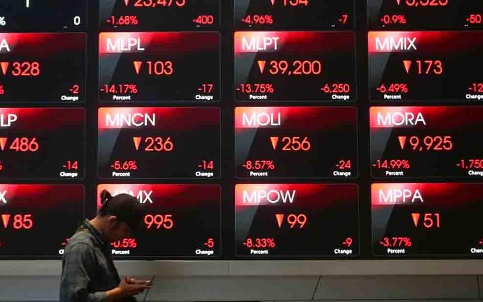 Kapitalisasi Pasar Susut Rp10.324 Triliun Rupiah Tembus Rp17.922