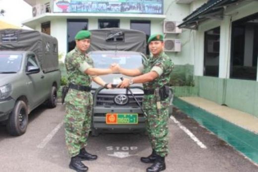 Dukung Operasional, Dandim 0312/Padang Serahkan Mobil Dinas Untuk Danramil