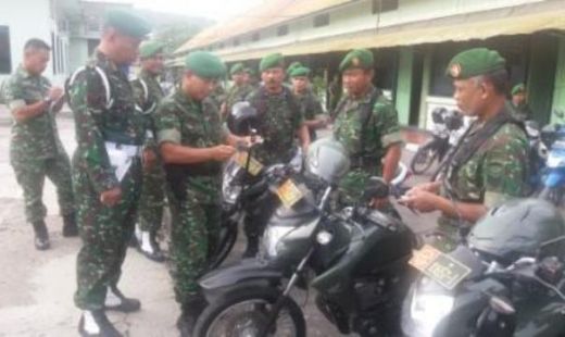 Rawat Aset, Dandim 0312/Padang Mengecek Kendaraan Dinas Para Anggota