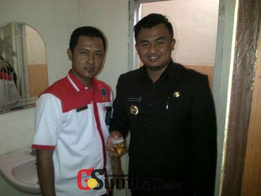 Dukung Pemberantasan Narkoba, Bupati Dharmasraya Lakukan Tes Urine