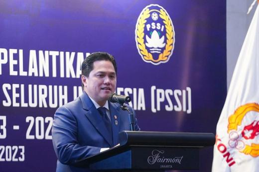 Ketua Umum PSSI Usung Salam Baru Tradisi di Acara Pelantikan