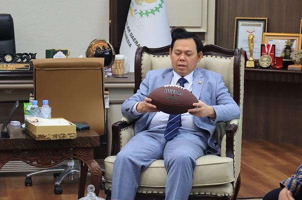 Tampil di Olimpiade LA 2028, Ketua DPD RI Dukung Pengembangkan Flag Football di Tanah Air