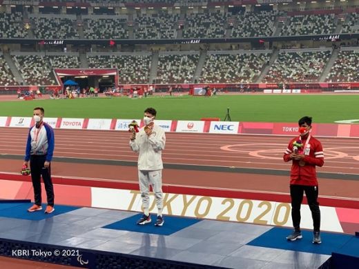 Saptoyogo Tak Meduga Dapat Medali Perunggu