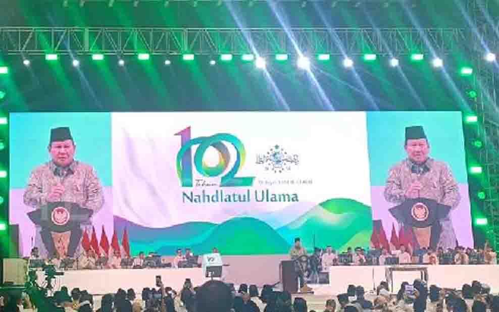 Uang Dibawa Lari, Sorotan Prabowo Saat Buka Muktamar NU ke-35