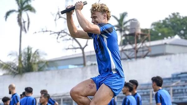Striker Anton Sojberg Resmi Gabung Bhayangkara FC