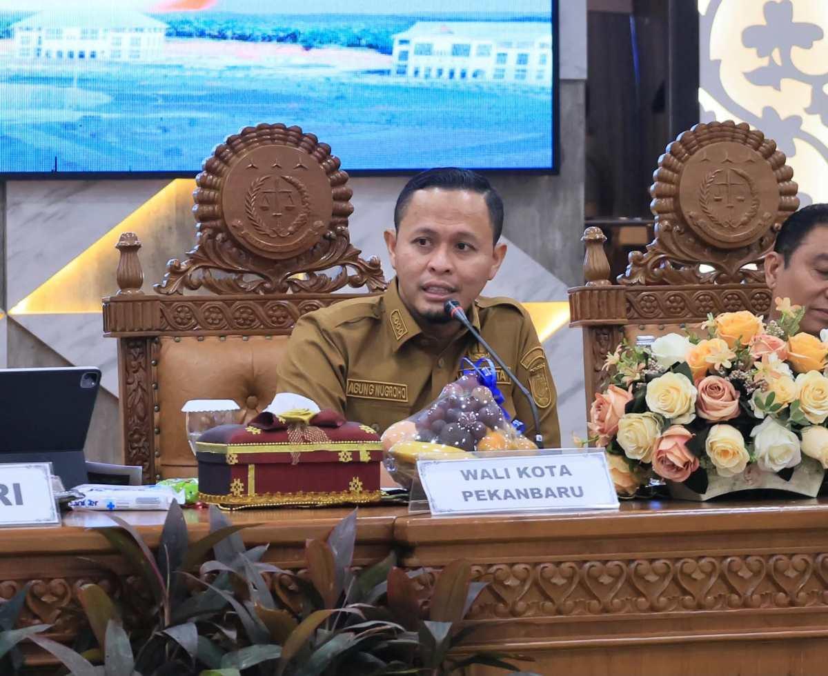 Hadapi Ancaman La Nina di Pekanbaru, Wali Kota Agung Nugroho dan Forkopimda Petakan Titik Banjir