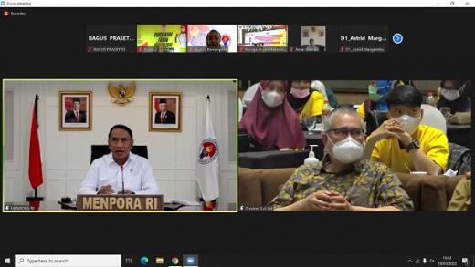 Pelatihan Faham Radikalime, Menpora Amali: Mampu Kuatkan Ideologi Bangsa