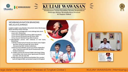 Menpora Amali Bicara Membangun Nation Branding Mealui Komunikasi Olahraga