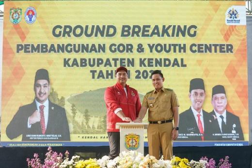 Kendal Akan Bangun GOR dan Youth Center, Menpora Dito: Semoga Pemuda dan Olahraganya Makin Maju