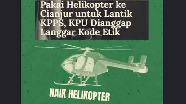 Sidang Penggunaan Helikopter Anggota KPU RI, Sekjen KPU dan KPU Jabar Terseret